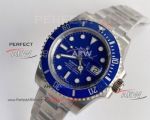 V10 New Arrival Noob Factory Rolex Submariner Blue Dial Blue Ceramic Bezel Swiss Replica Watches